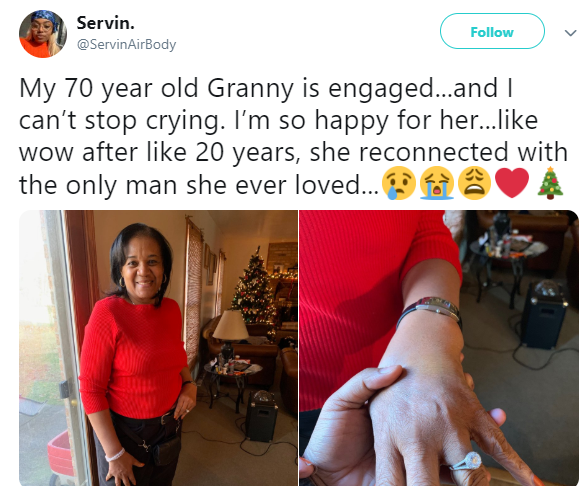 70 Year Old Granny Gets Engaged To Her Ex 20 Years After