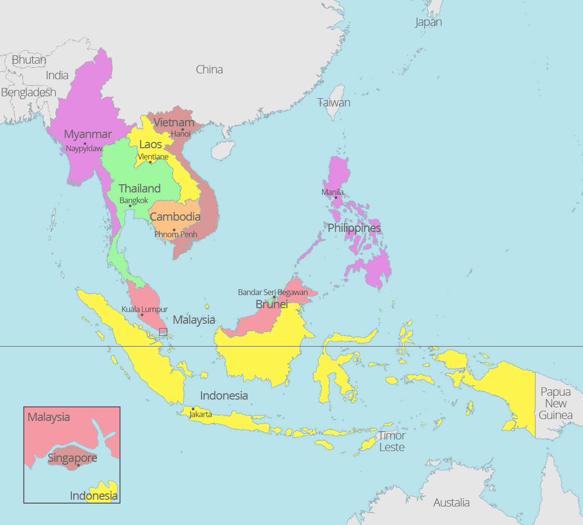 Asean Map Asean Up
