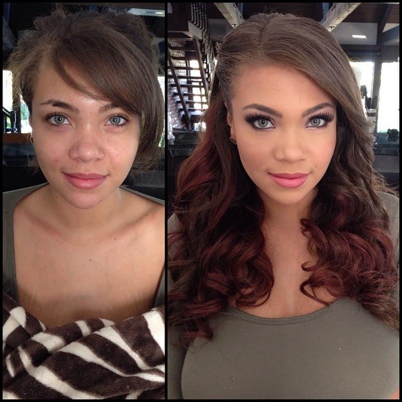 Brilliant Before And After Makeup Plus Makeup Secrets