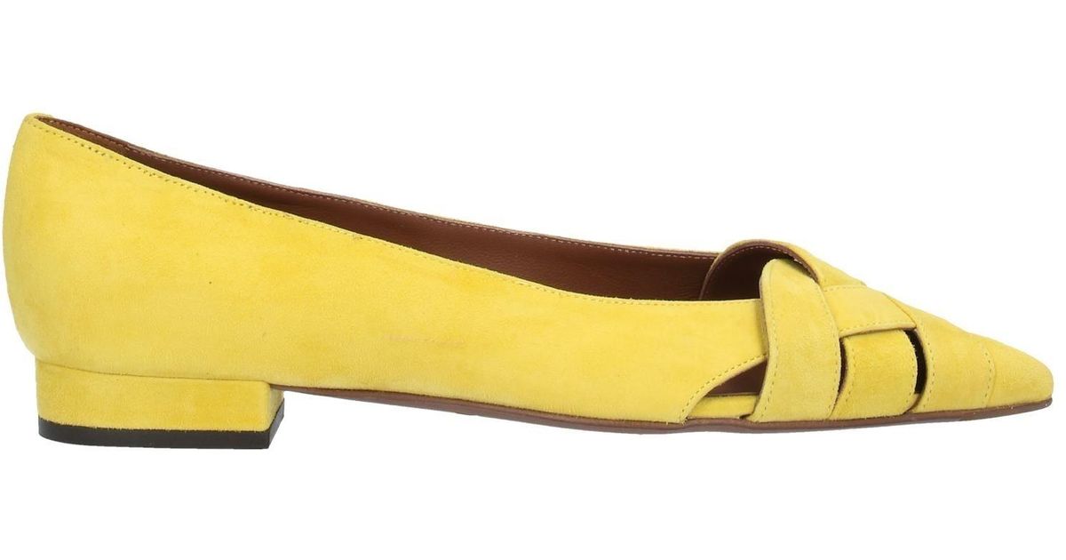 Lautre Chose Ballet Flats In Yellow Lyst
