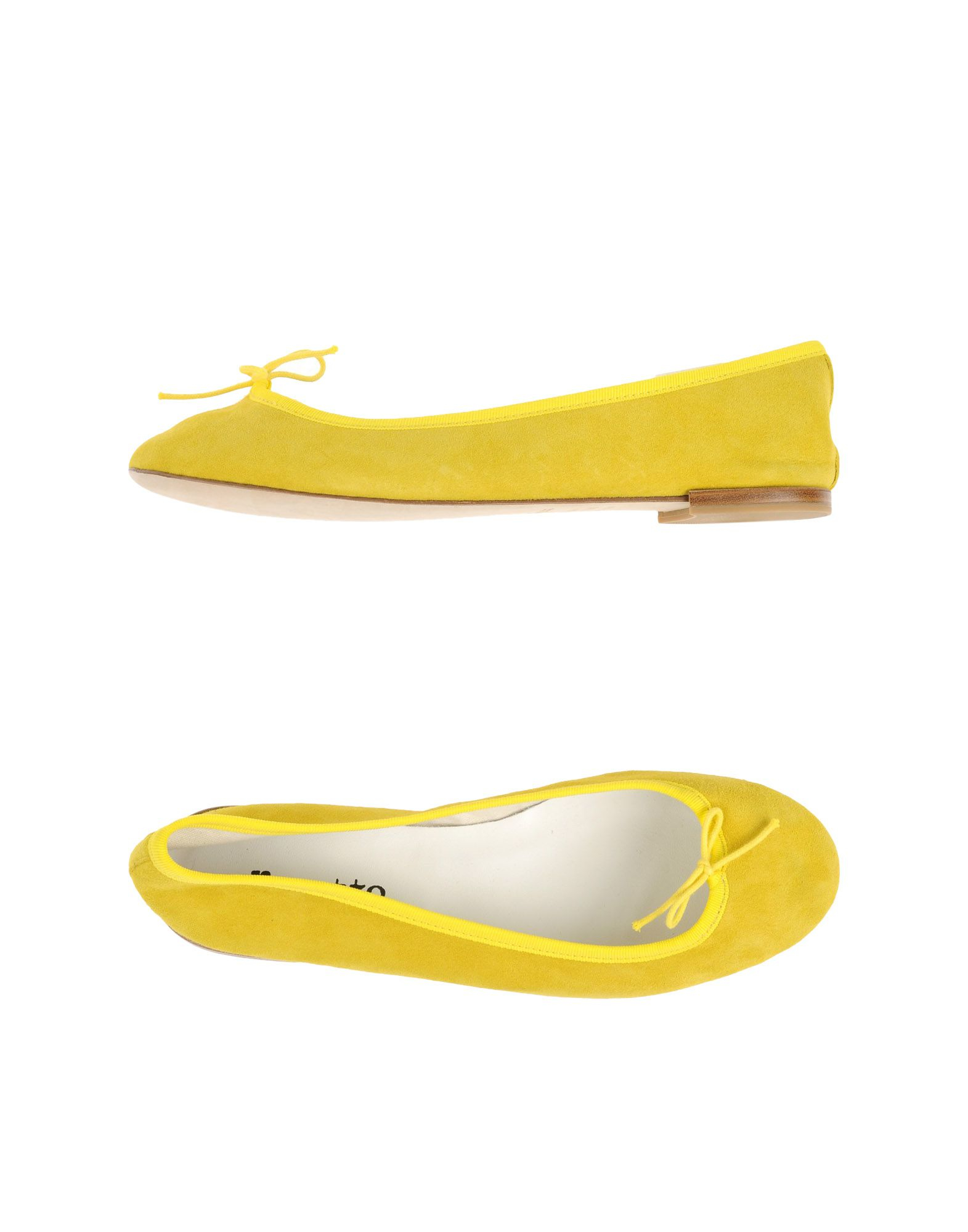 Lyst Repetto Ballet Flats In Yellow