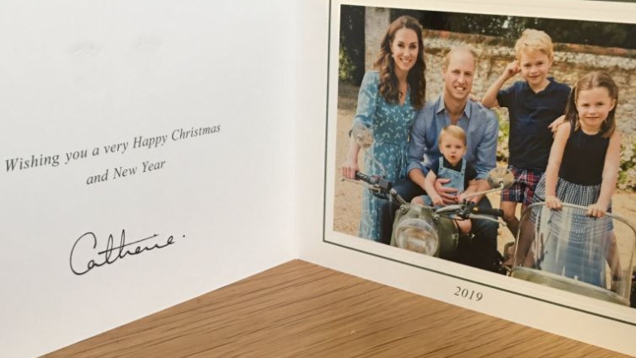 Kate And William Share 2019 Christmas Card Showing Prince George