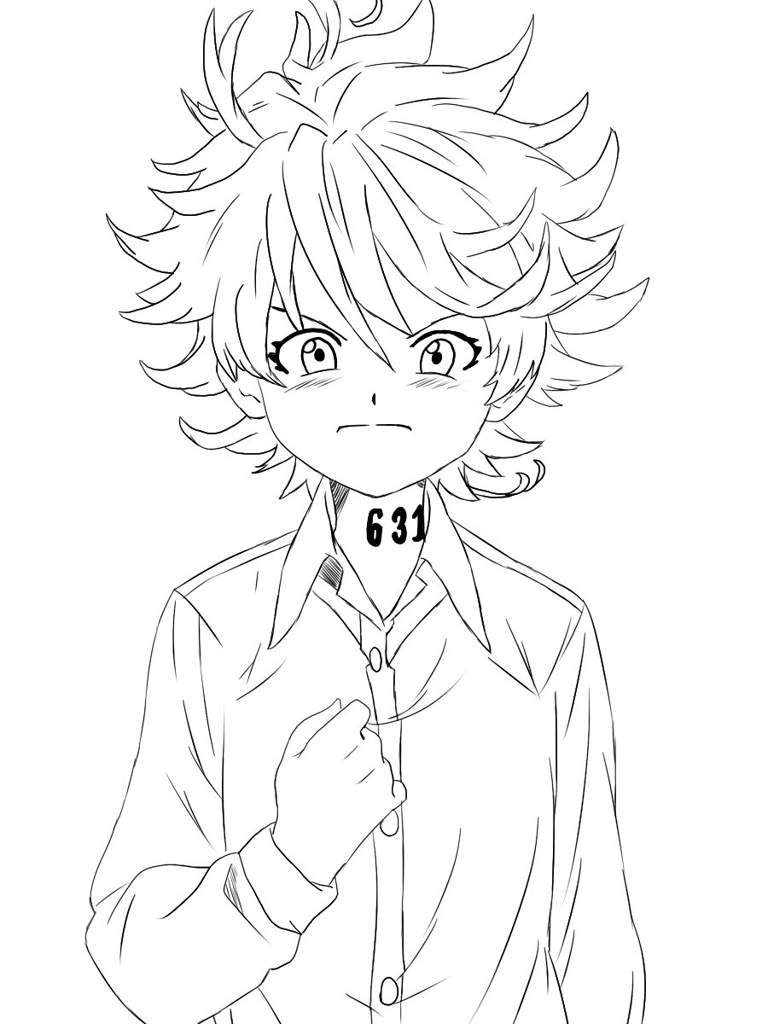 The Promised Neverland Coloring Pages New Pictures Free Printable