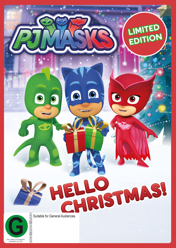 Pj Masks Hello Christmas Dvd On Sale Now At Mighty Ape Nz