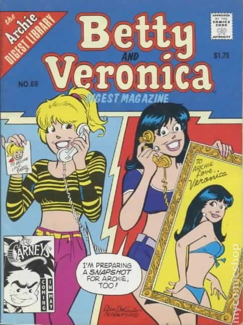 Betty And Veronica Digest 1980 Comic Books