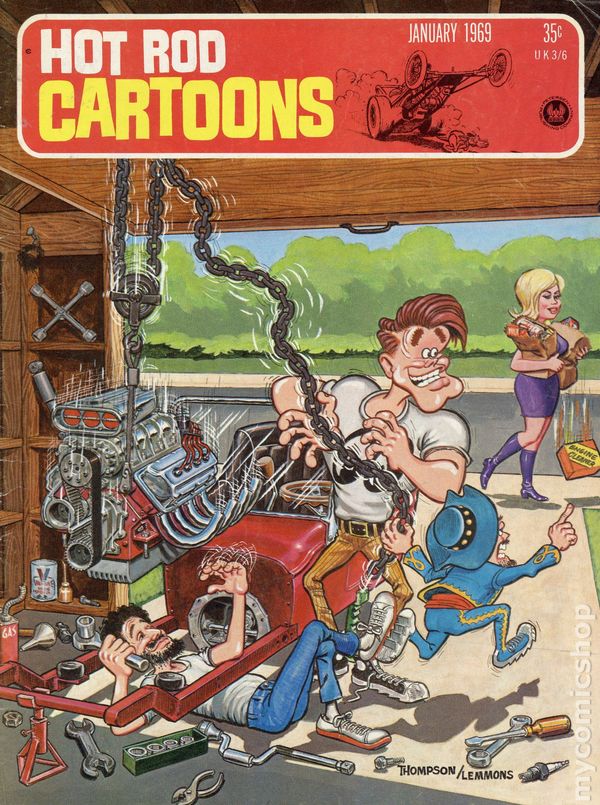 Hot Rod Cartoons 1964 Comic Books