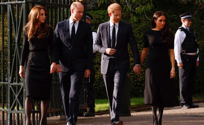 Meghan Harry Trolled For Holding Hands In Front Of Queens Coffin