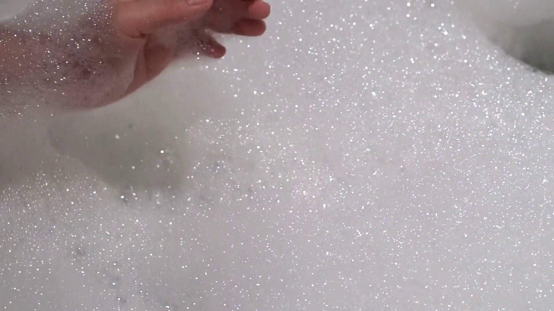 Feet Enjoying A Relaxing Bathtub In Bubble Bath Stock Video Footage 00