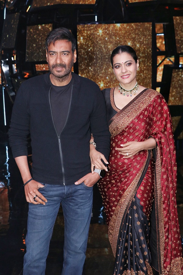 Kajol And Ajay Devgn Light Up The Sets Of Indian Idol