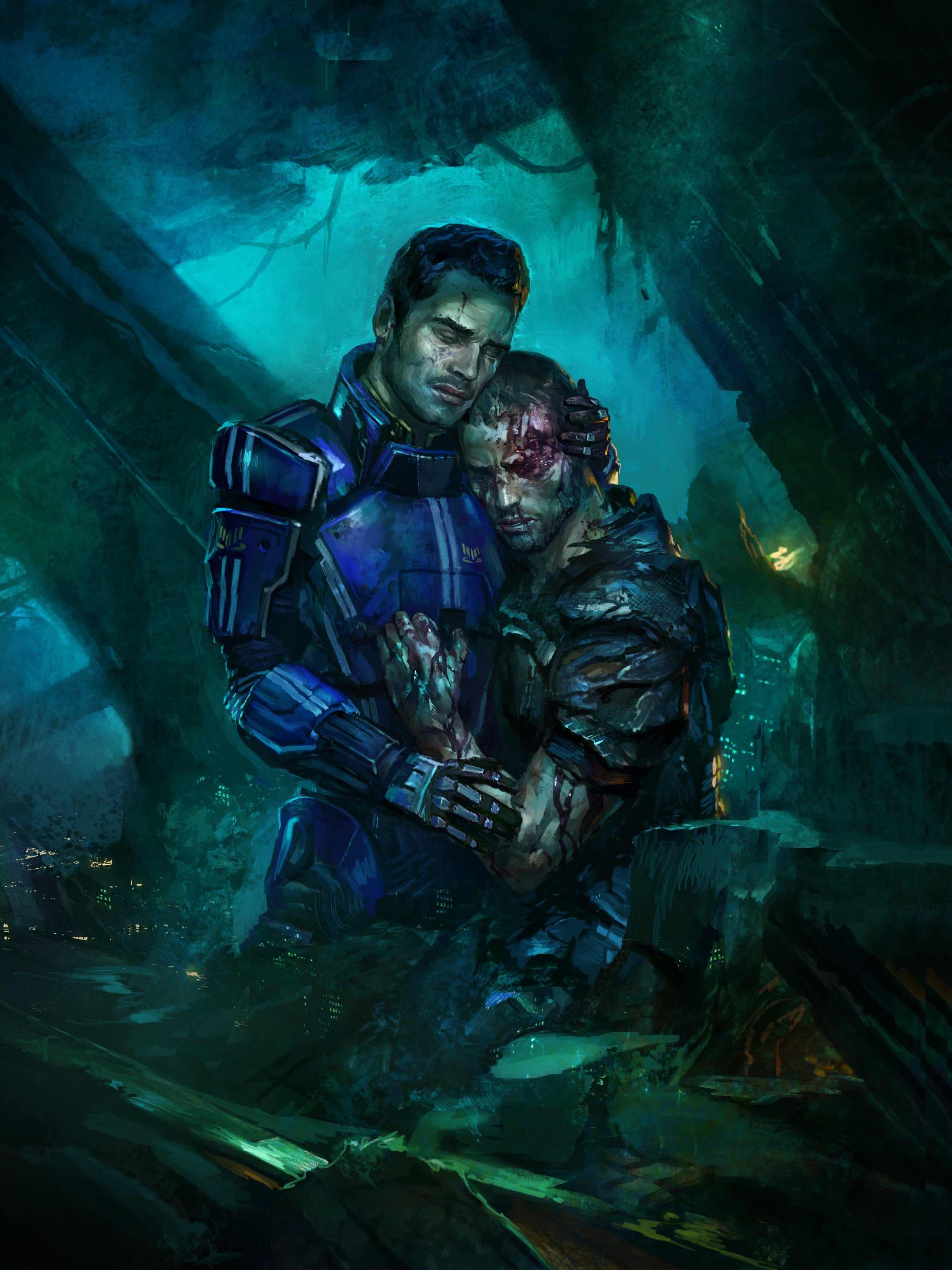 Shepard And Kaidan Together Till The End By Andrewryanart Rmasseffect