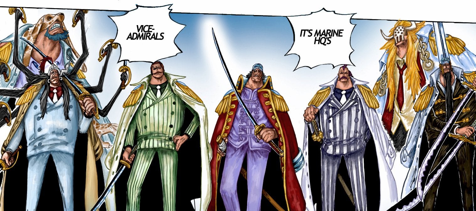 Choose Your Candidate For Next Admiral Onepiece