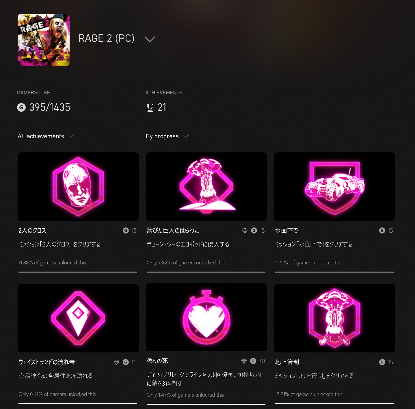 All Achievements For Some Games Are Showing As Japanese On Game Pass