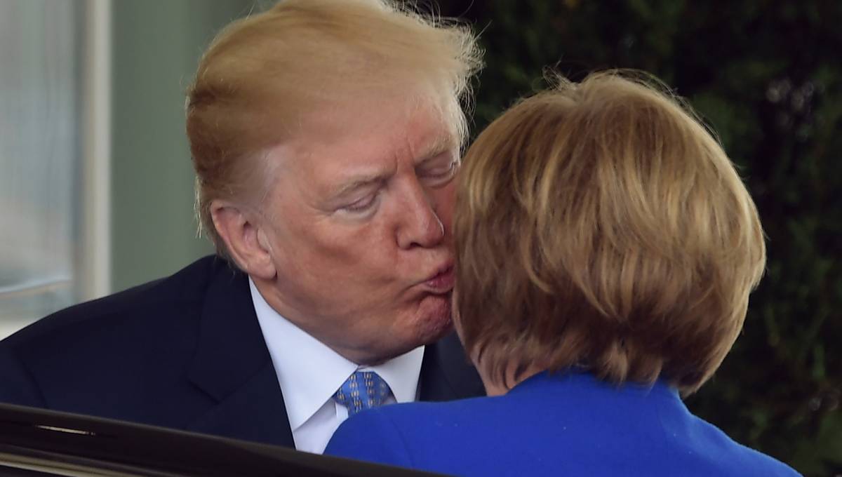 God Tone Mellom Merkel Og Trump Siste Nytt Nrk
