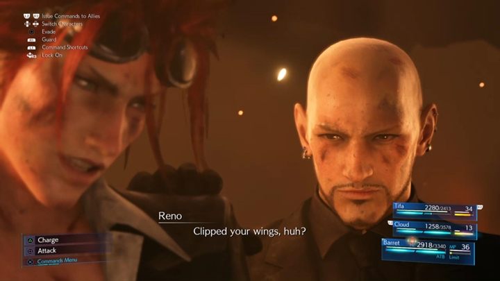 Final Fantasy 7 Remake Reno And Rude Boss Fight Final Fantasy 7