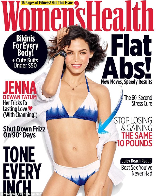 Jenna Dewan Shows Off Her Toned Physique Cover Womens Health Magazine