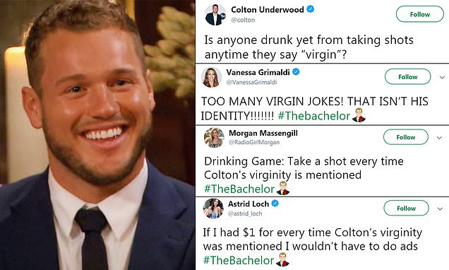 Fans Express Annoyance Online About Virginity Jokes After The Bachelor
