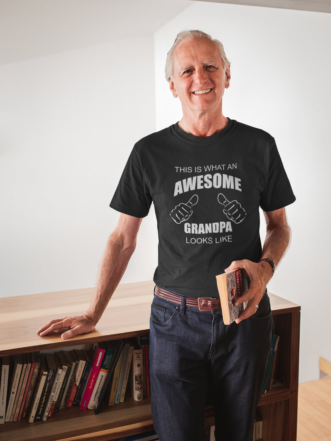 Mens Grandpa T Shirt This Is What An Awesome Grandpa Etsy