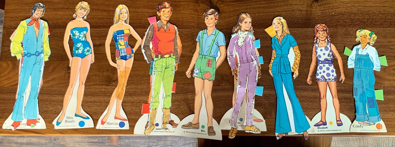 Vintage Brady Bunch Paper Dolls Etsy