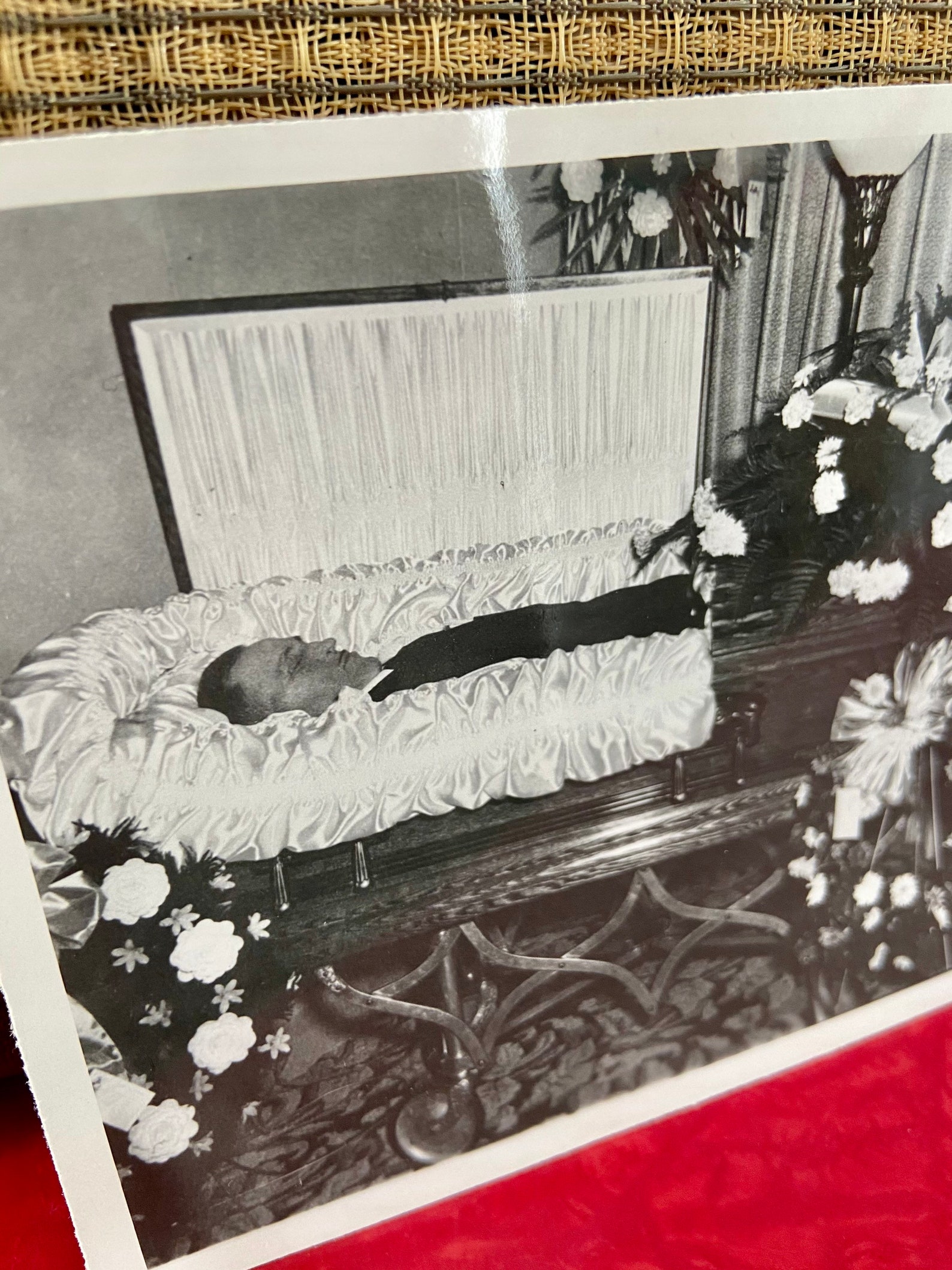 Vintage Post Mortem Funeral Open Casket Photo Etsy