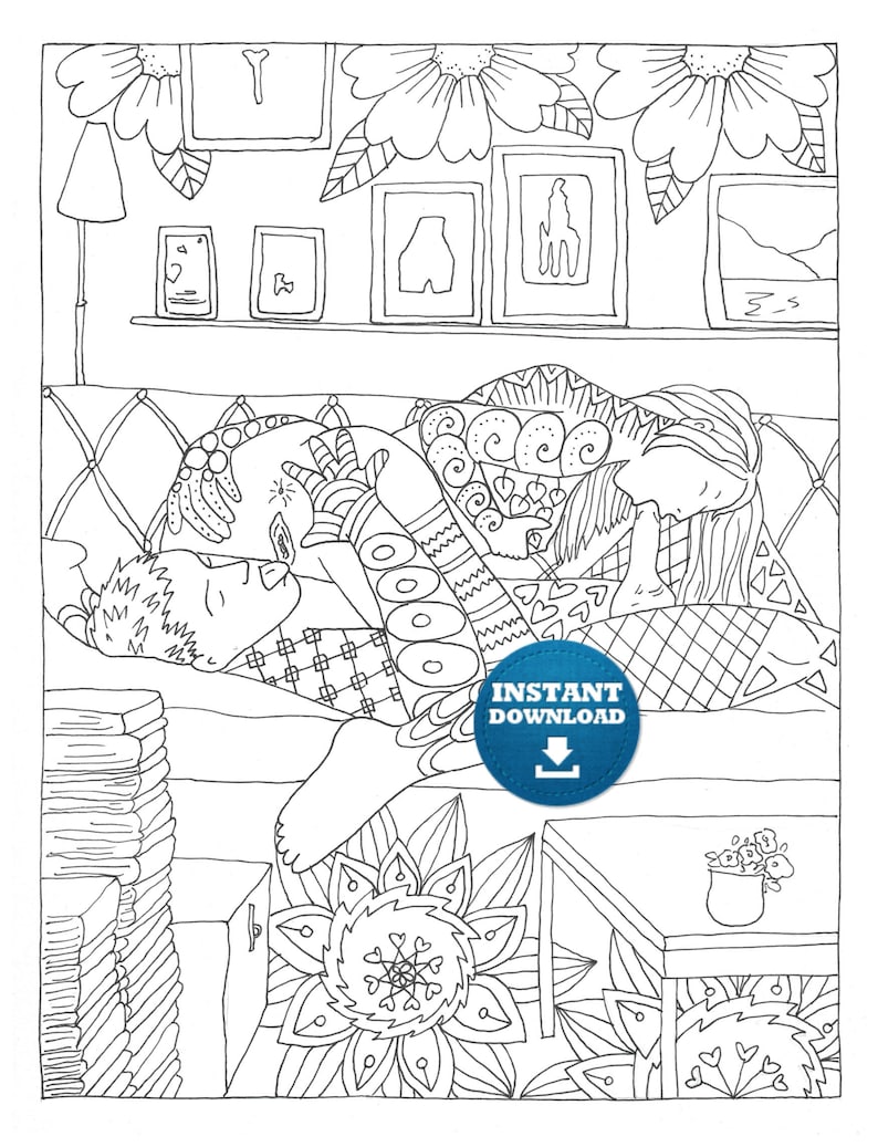 Instant Download Sex Positions Coloring Page Naughty Adult Etsy Canada