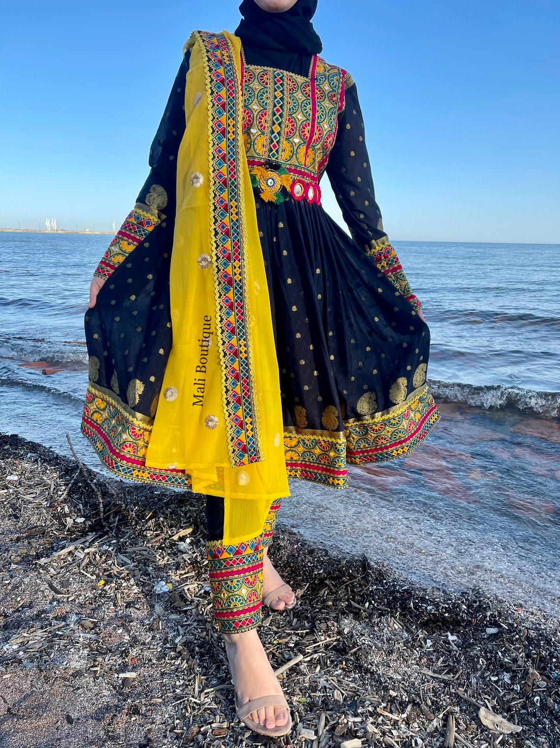 Lemar Afghan Kuchi Dress Afghan Traditional Dress With Full Etsy