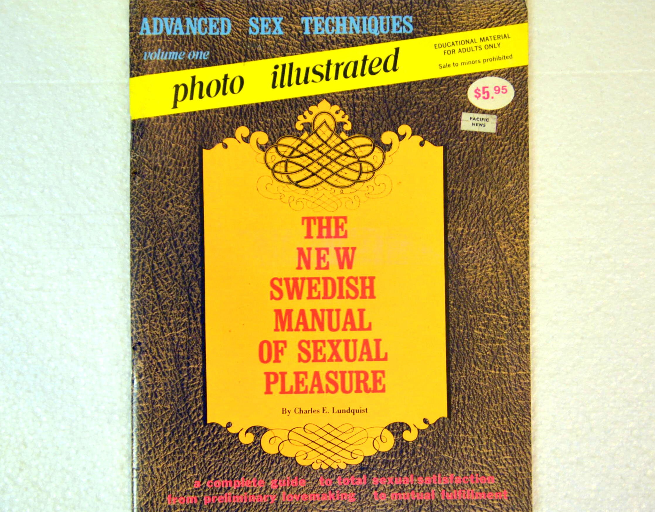 Vintage Illustrated Erotic Sex Book New Swedish Manual Etsy