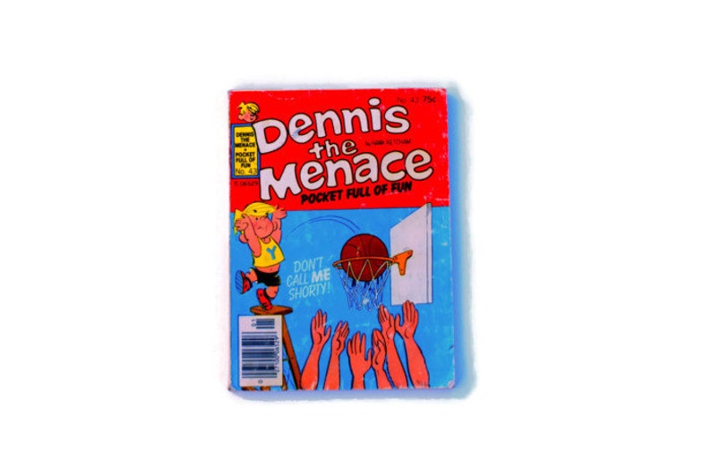 Dennis The Menace Pocket Full Of Fun 43 Sale 1979 Red Etsy