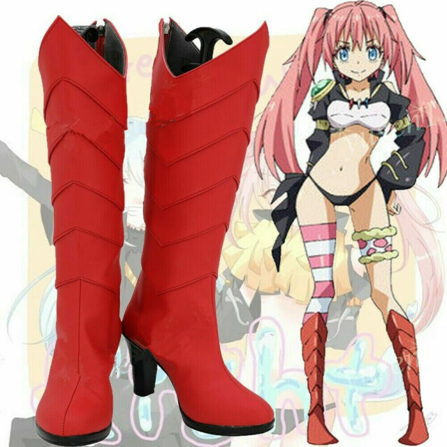 That Time I Got Reincarnated As A Slime Milim Nava Cosplay Shoes Boots