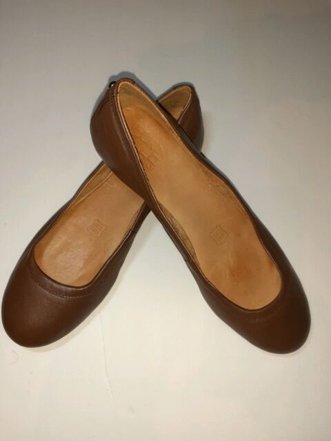 Naturalizer Womens Brittany Brown Ballet Flats Size 75 Ebay