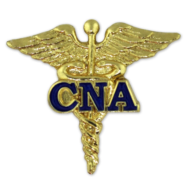 Pinmarts Certified Nursing Assistant Caduceus Blue Cna Lapel Pin Ebay