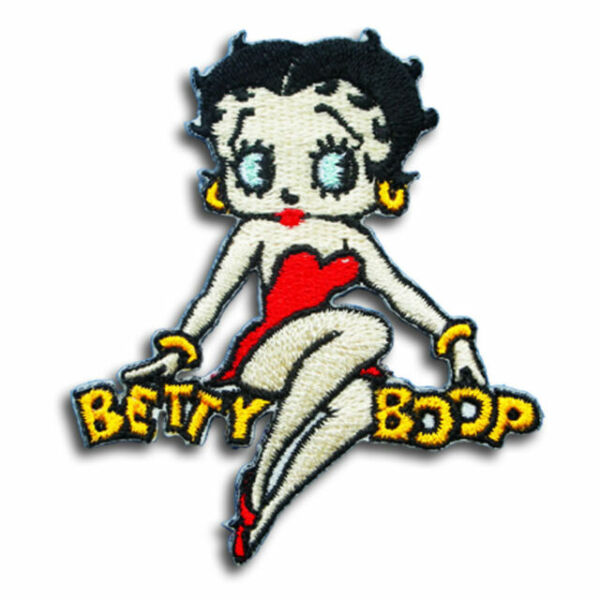 Betty Boop Heart Sex Symbol Patch Embroidered Iron On Badge Applique