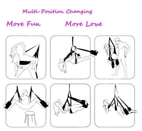 The 360 Spinning Sex Swing Yoga Love Chair Position Furniture Hanging