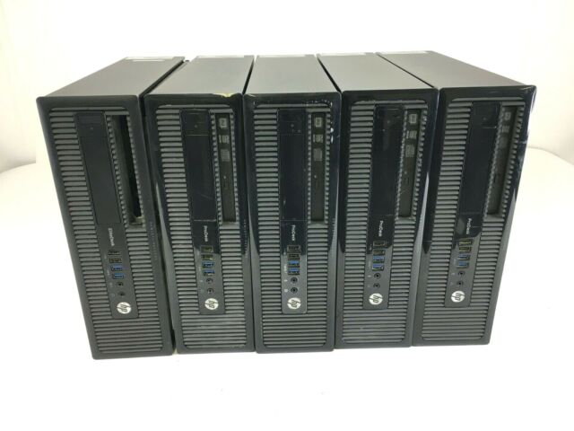 Lot Of 5 Mix Hp Prodesk 400 G1 Sff Business Pc And Hp