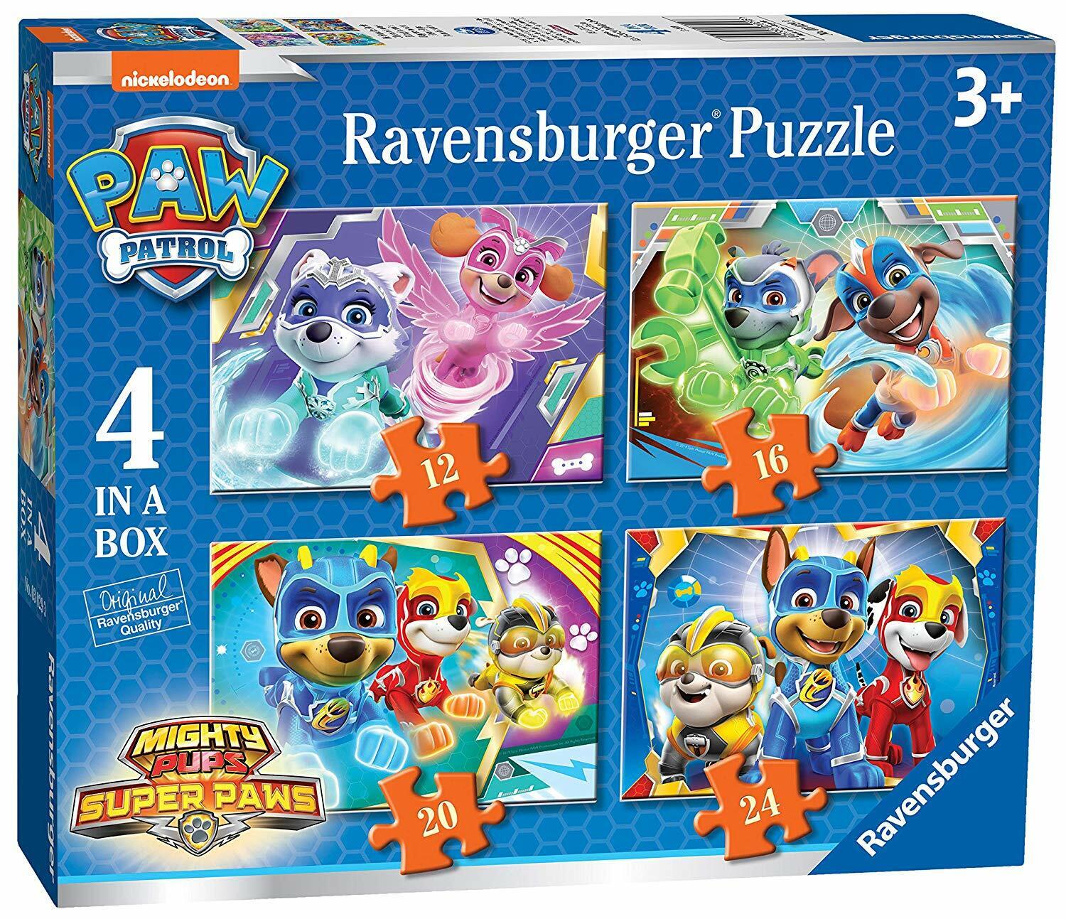 Ravensburger 03029 Paw Patrol 4er Puzzle Set 12 16 20 24 Teile Ab 3