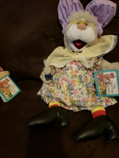 Jim Henson Puppet Applause Tale Of The Bunny Picnic Plush Father Rabbit