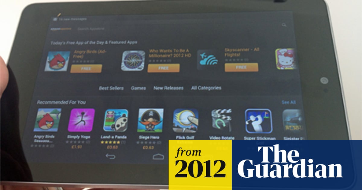 Amazons Android Appstore Launches In Europe Will Kindle Fire Tablet