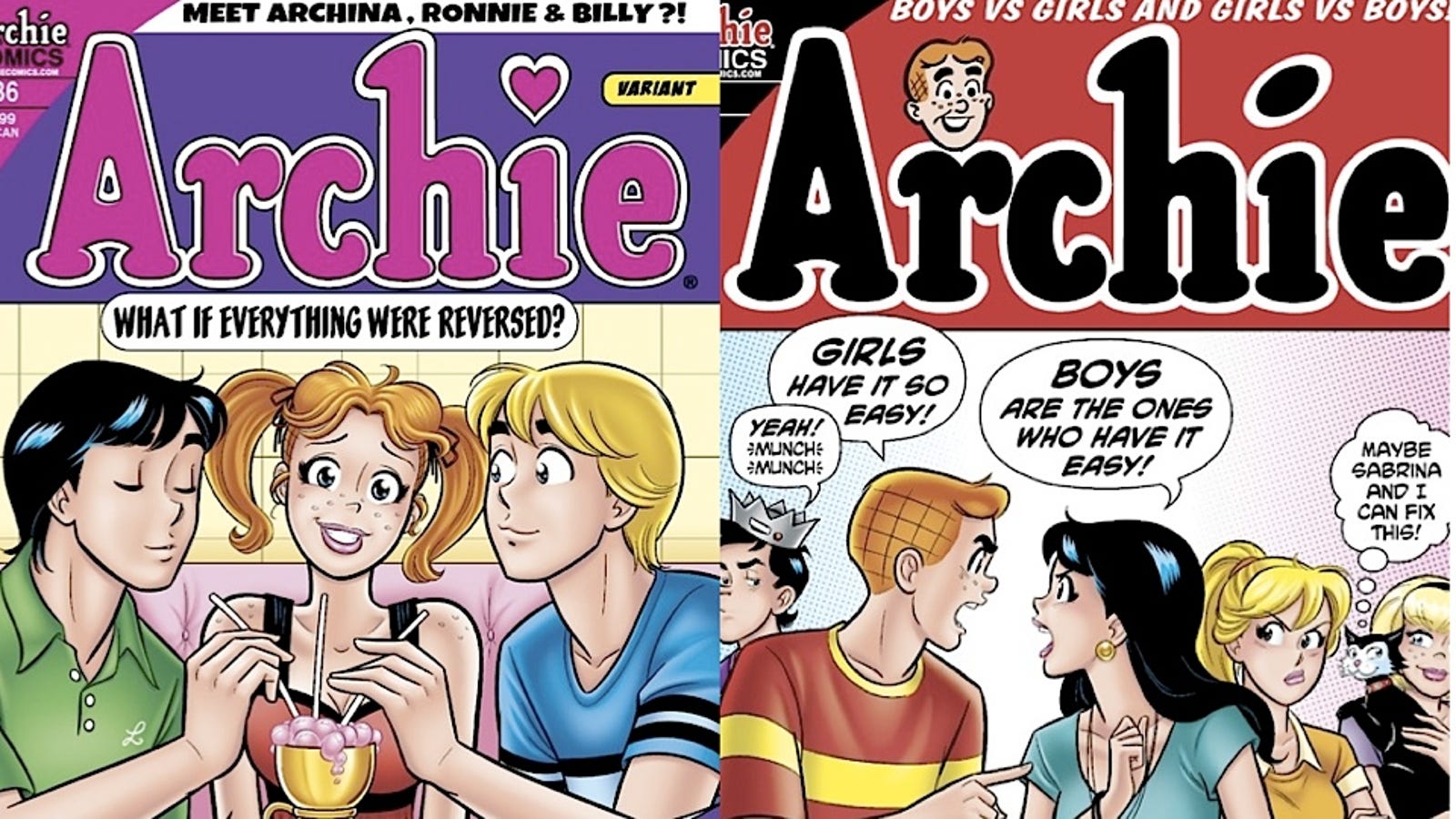 Pearl Clutchers Beware Theres A Sex Swap In The Latest Archie