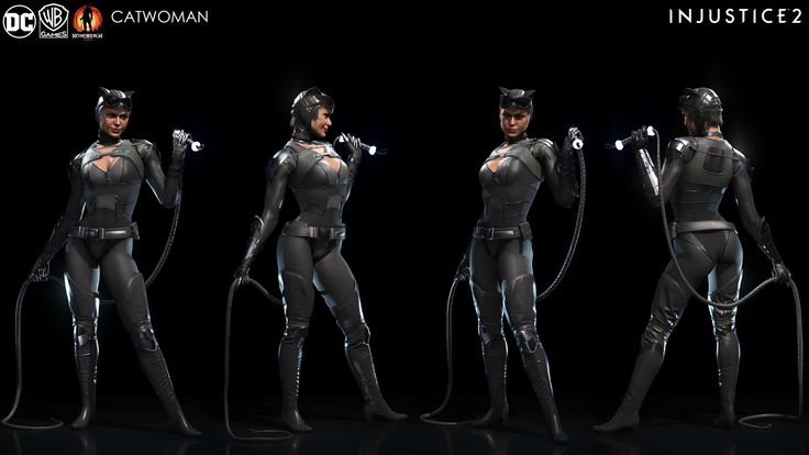 Artstation Injustice 2 Catwoman Solomon Gaitan Super Herói