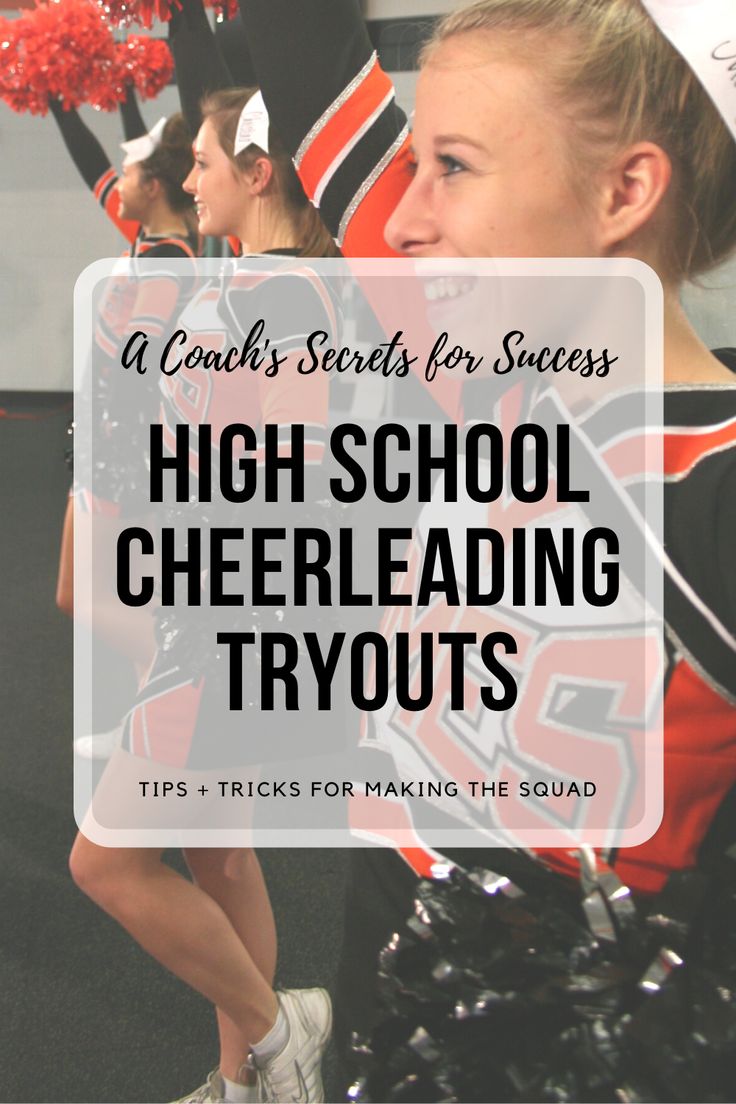 Making The Squad High School Cheer Tryouts High School Cheer High