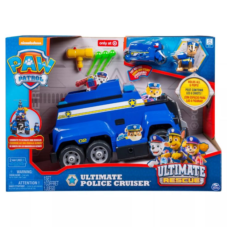 Nickelodeon S Paw Patrol Ultimate Rescue Vehicle Chase S Police My