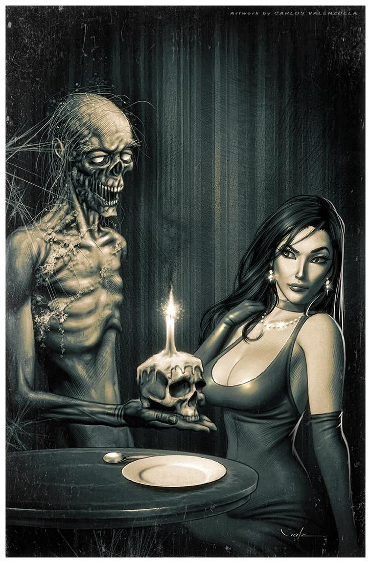 Liliths Birthday By Cvalenzuela On Deviantart Horror Artwork Zombie