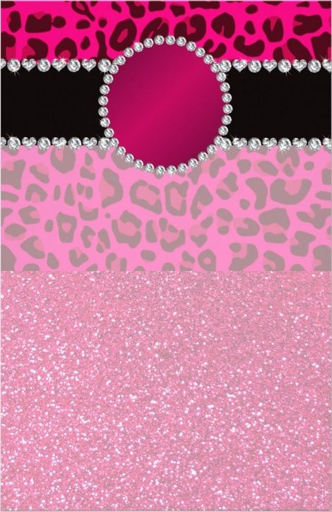 Monogram Pink Glitter Leopard Uploaded By Lynn White