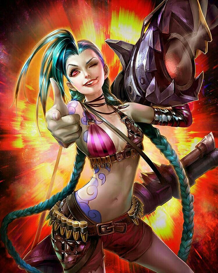 Pin By Charles Schultz On Jinx League Of Legends Jinx League Of