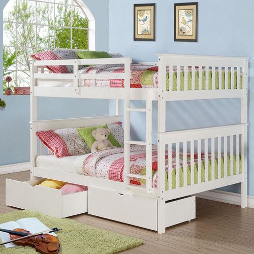 Found It At Wayfair Mission Full Over Full Bunk Bed With Storage