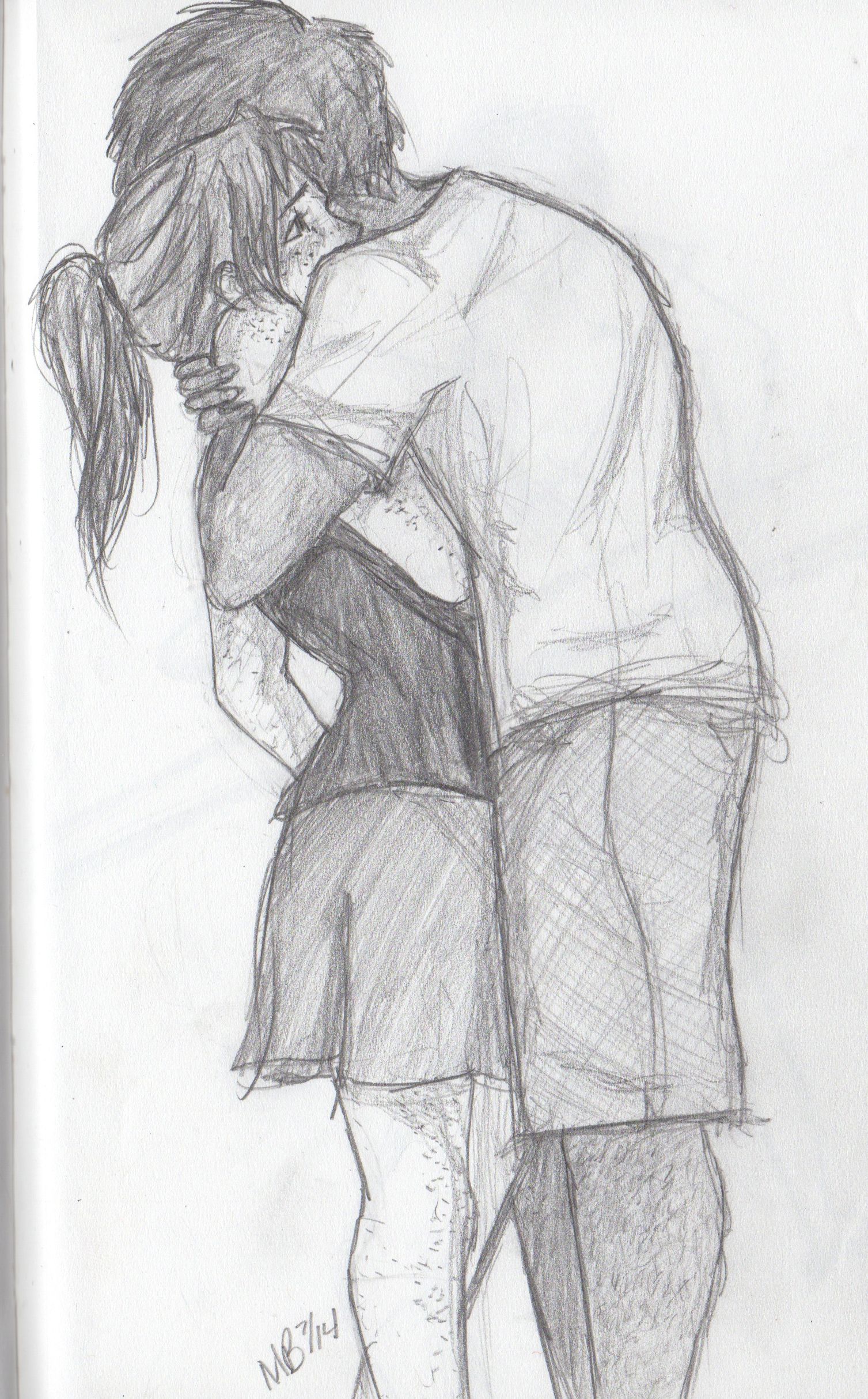 Pencil Easy Love Art Couple Drawing Download Free Mock Up