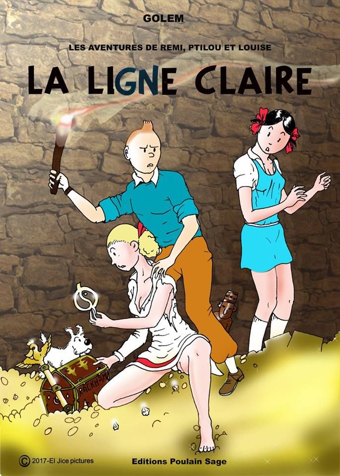 Les Aventures De Tintin Album Imaginaire La Ligne Claire Bd