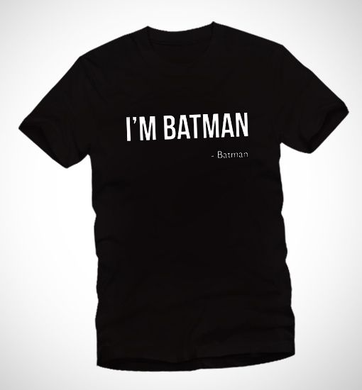 Because Im Batman T Shirt By Henshin Zockoitlb61y Batman T
