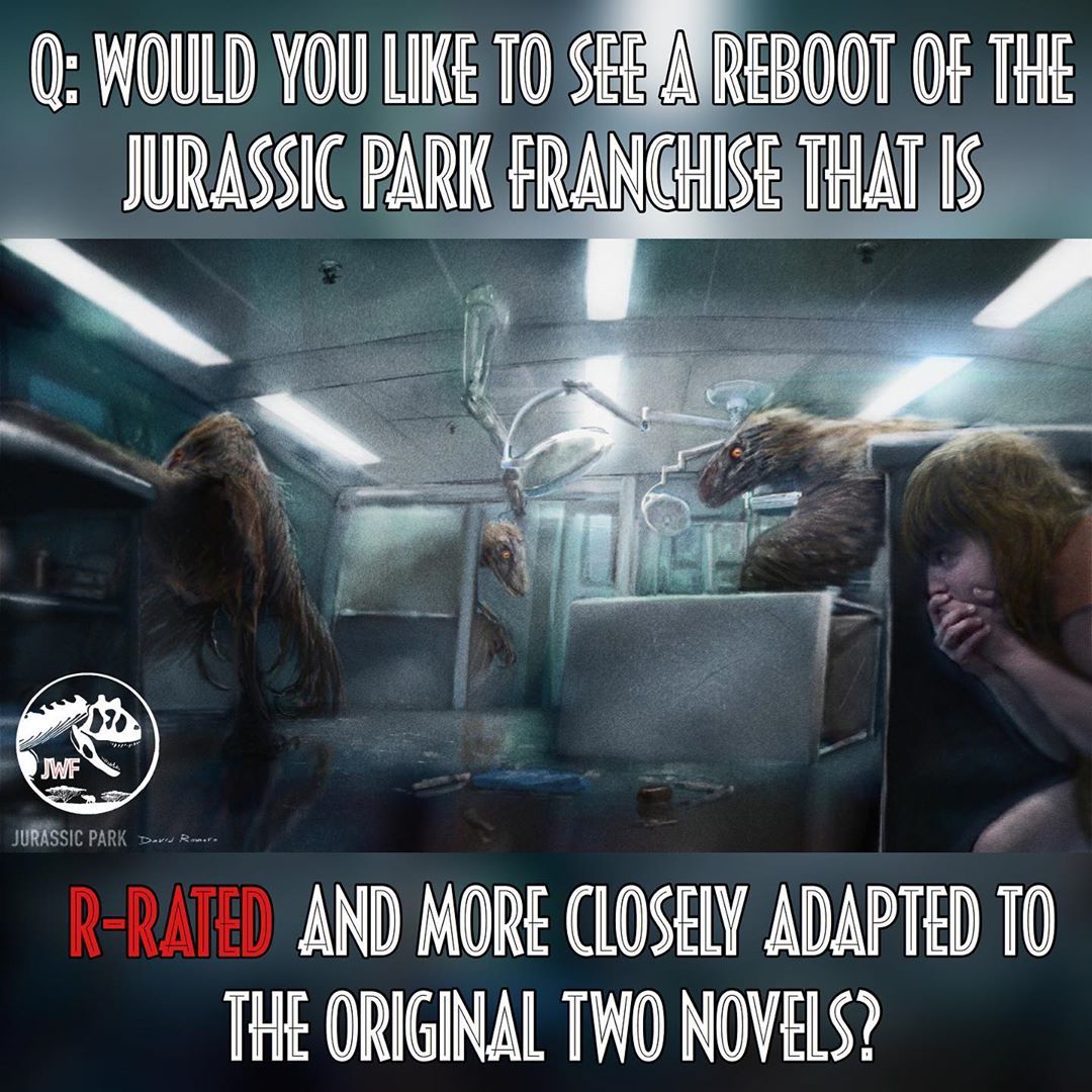 Q Would You Like To See A Reboot Of The Jurassic Park Franchise That