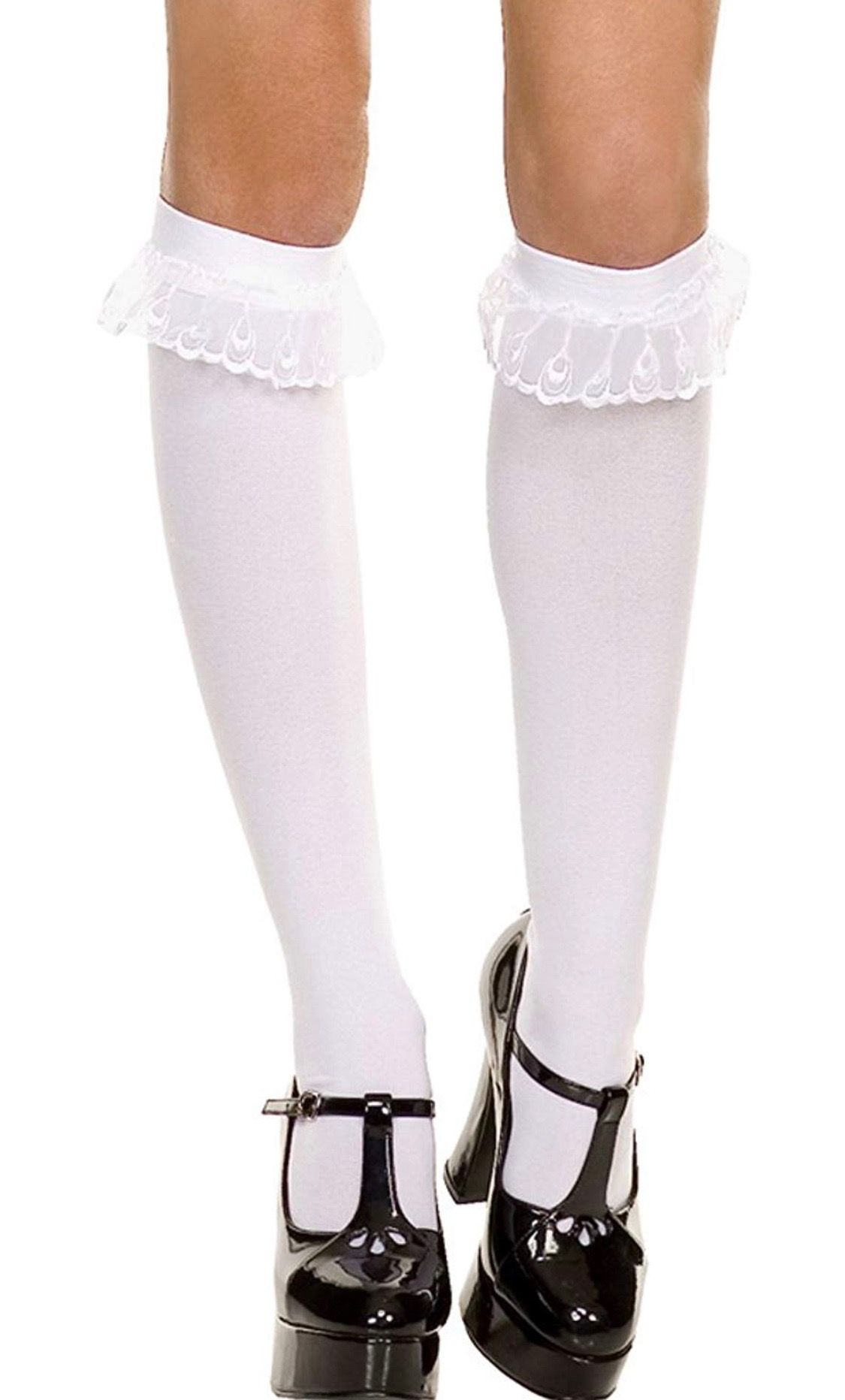 Pin By Max Montes On Halloween 2018 White Knee High Socks Knee High