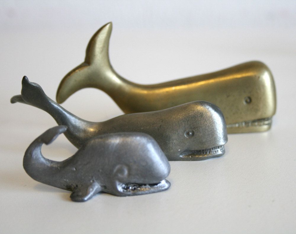 Reserved For Alisa Vintage Whale Figurines Etsy Whale Figurines
